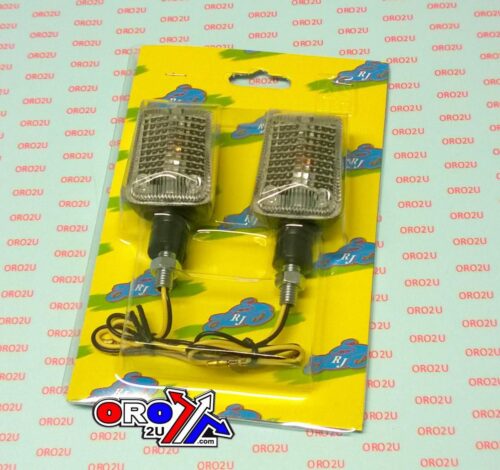 INDICATORS WHITE LENS PAIR, RECTANGULAR BLACK LOOK CASE, 121408216