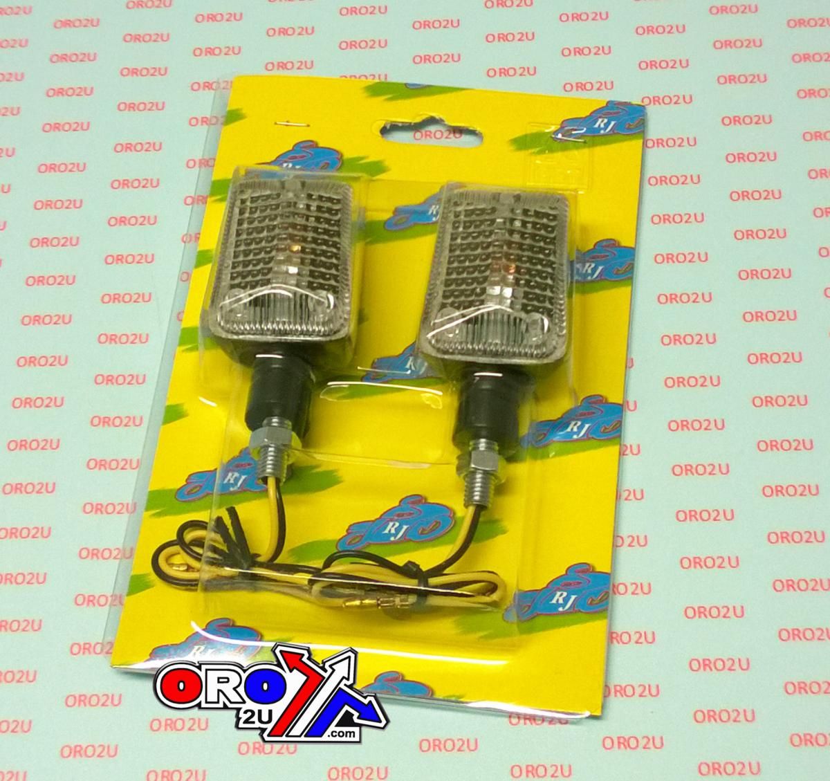 INDICATORS WHITE LENS PAIR, RECTANGULAR BLACK LOOK CASE, 121408216