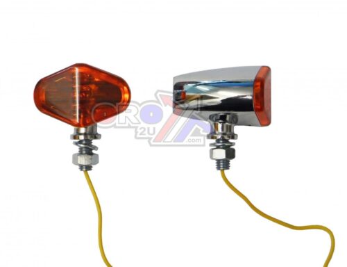 INDICATORS ORANGE LENS PAIR, DIAMOND CHROME LOOK CASE, 121407347