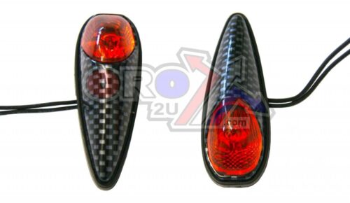 INDICATORS ORANGE LENS PAIR, JAGUAR CARBON LOOK CASE, 121407906