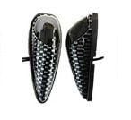 INDICATORS SMOKE LENS PAIR, JAGUAR CARBON LOOK CASE, 121407389