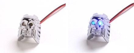 LED SKULL MINI BOLT LIGHT BLUE KS25-9140