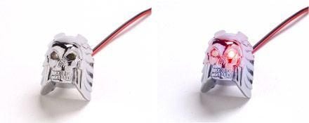 LED SKULL MINI BOLT LIGHT RED KS25-9141