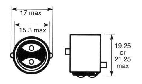 BULB 6V 21W 5W BAY15D P384