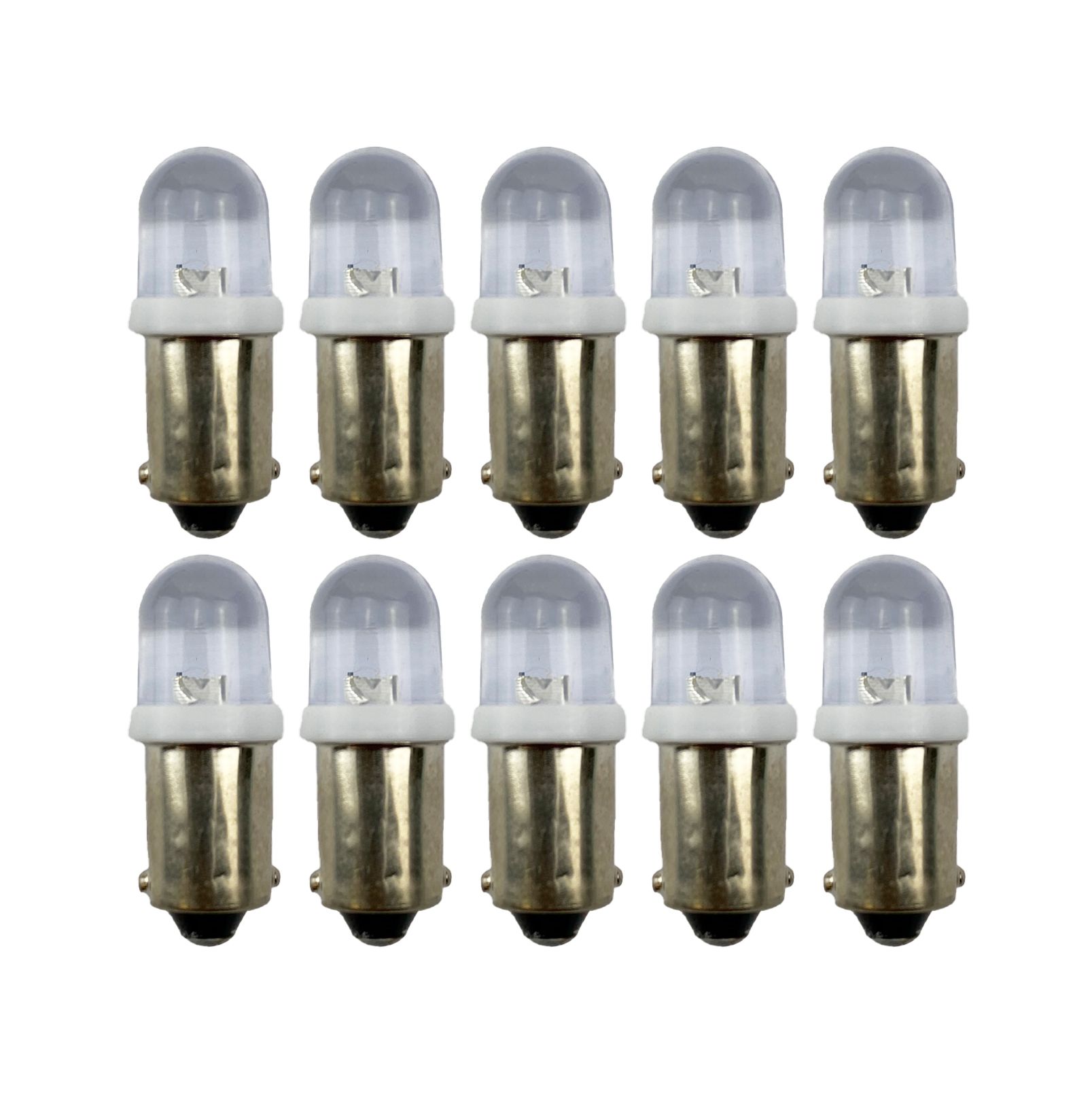 10Pcs LIGHT BULB 12V 4W BA9S P233 T11 3030 1SMD LED T4W
