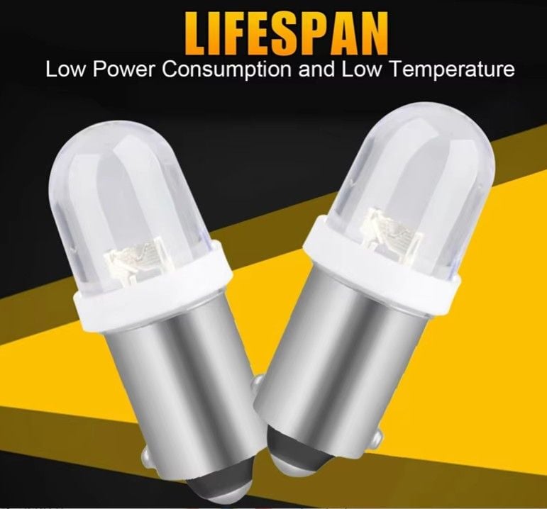 10Pcs LIGHT BULB 12V 4W BA9S P233 T11 3030 1SMD LED T4W - Image 4