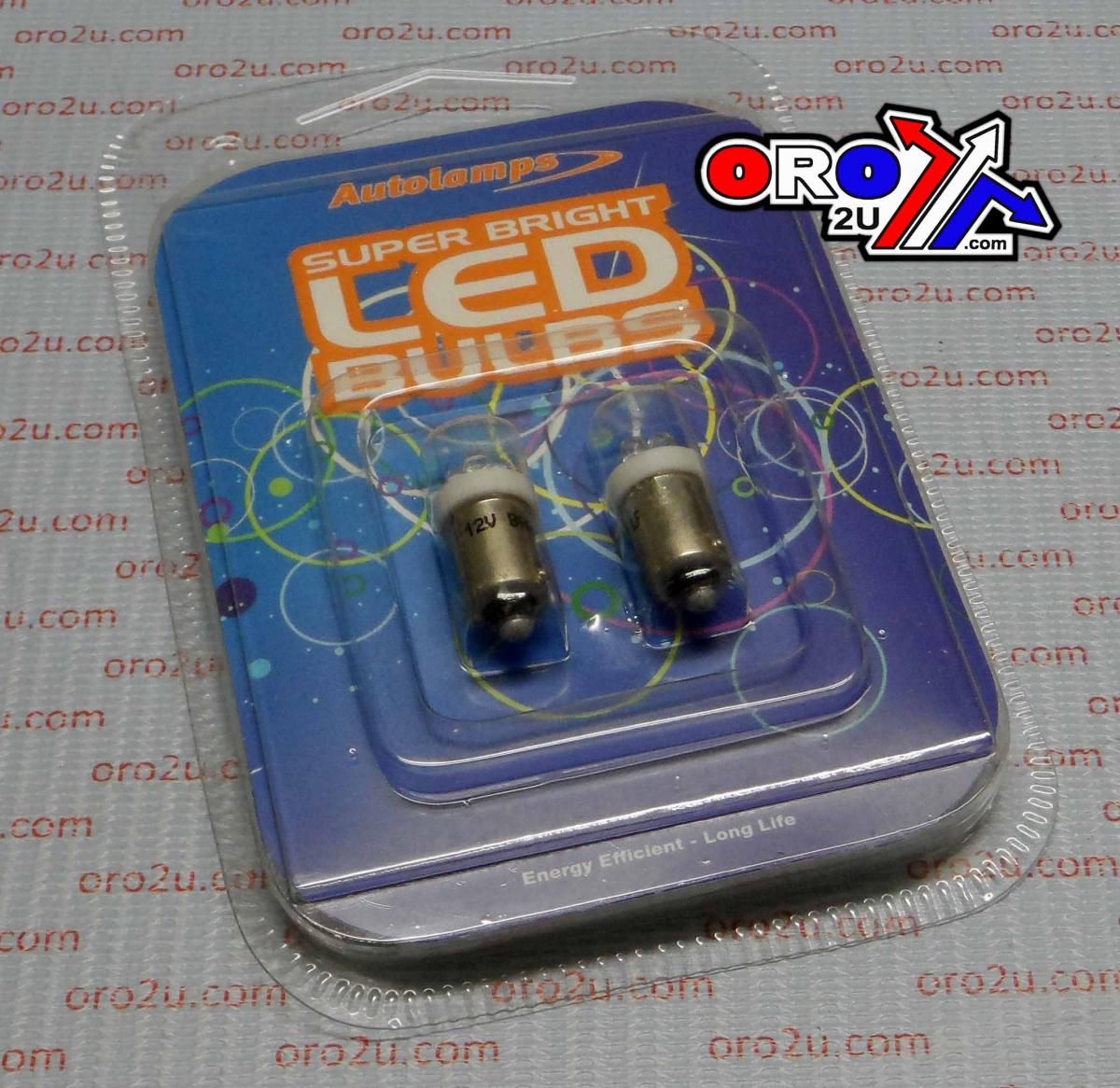 LED LIGHT BULB 12V WHITE BA9S (PACK OF 2) - Image 2