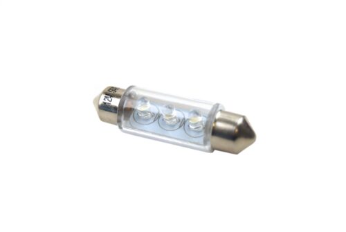LED LIGHT BULB 12V WHITE 11mm x 38mm