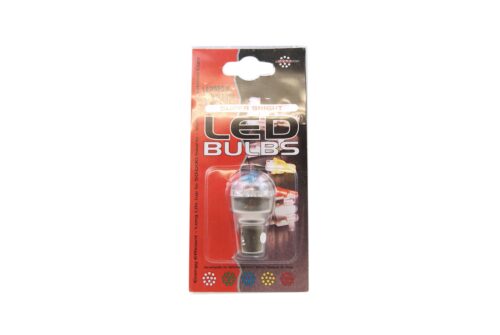 LED LIGHT BULB 12V WHITE BAY15D