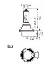LIGHT BULB 12V 35W H8 HALOGEN PGJ19-1 PH08 - Image 2
