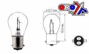 LIGHT BULB 6V 20/20W HEADLIGHT P7117