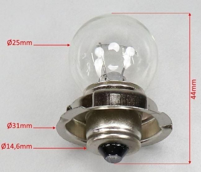 LIGHT BULB 6V 15W MOPED P26S - Image 3