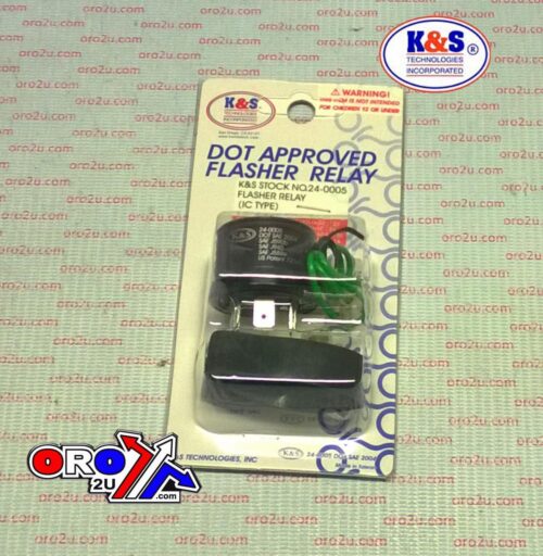 Flasher Relay IC Type, 3 Pole, K&S 24-0005 LED & STD BULBS