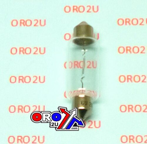 LIGHT BULB 6V 21W FESTOON 15mm x 43mm