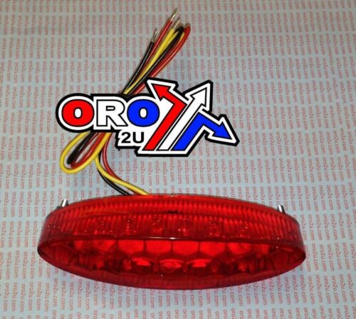LED REAR OVAL LIGHT RED LENS 121409155