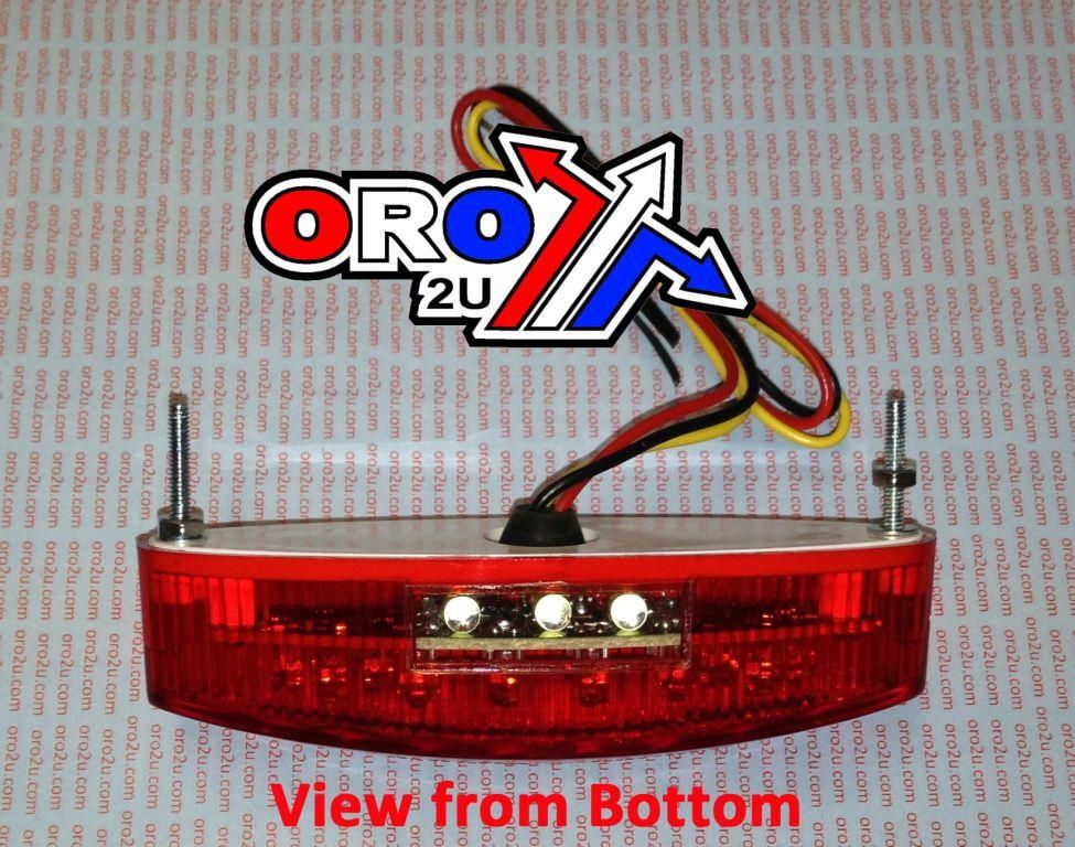 LED REAR OVAL LIGHT RED LENS 121409155 - Image 3