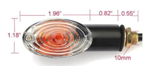 INDICATOR MINI AMBER EACH, SIDE LIGHT / TURN SIGNAL