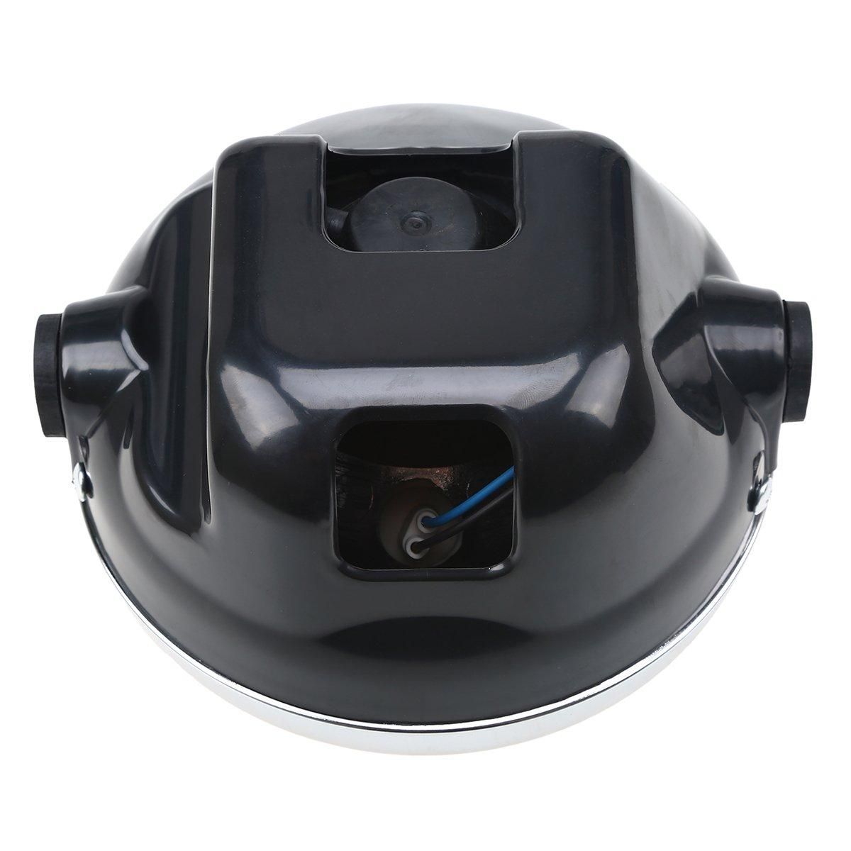 HEAD LIGHT UNIT ROUND CLEAR GLASS 2002 - 2013 YAMAHA YFB125 TYPE - Image 2