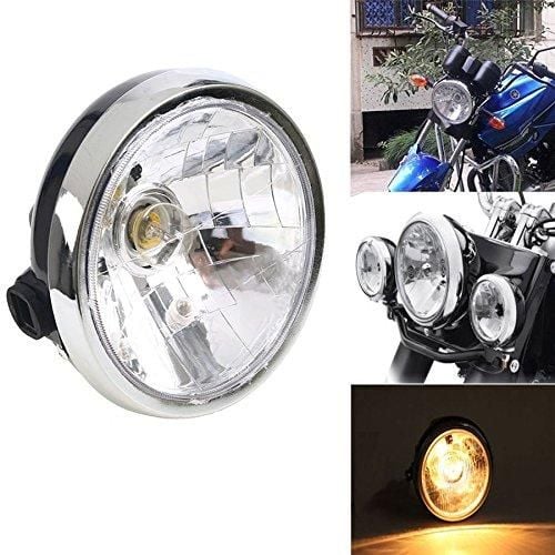 HEAD LIGHT UNIT ROUND CLEAR GLASS 2002 - 2013 YAMAHA YFB125 TYPE - Image 4