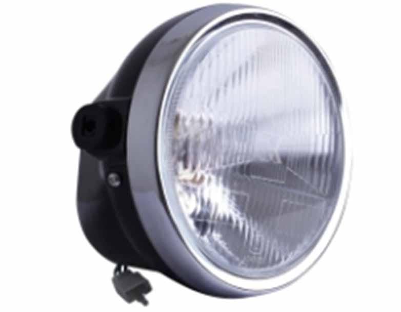 HEAD LIGHT UNIT ROUND CLEAR GLASS 2002 - 2013 YAMAHA YFB125 TYPE - Image 5