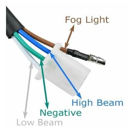 HEADLIGHT YELLOW CAFE RACER VINTAGE STYLE, WITH GRILLE AND MOUNTING BRACKET