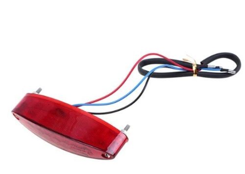 LED REAR OVAL LIGHT RED LENS 28 LEDS