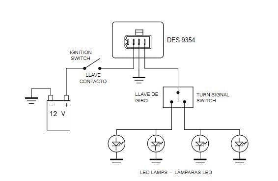 FLASHER RELAY UNIT DZE DES 9359, 90511030000 - Image 2
