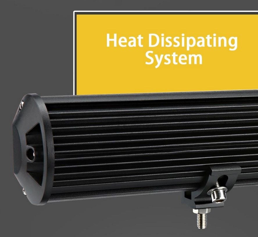 226mm 9" LED SPOT LIGHT BAR 18LED 54W 12V - NO WIRING KIT - Image 2