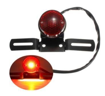TAIL LIGHT RED LED Universal ROUND - Image 2