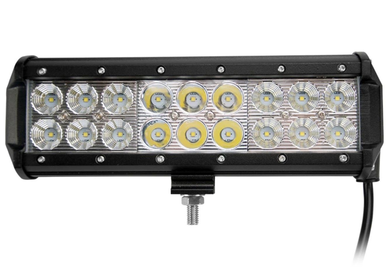 226mm 9" LED SPOT LIGHT BAR 18LED 54W 12V - NO WIRING KIT - Image 6