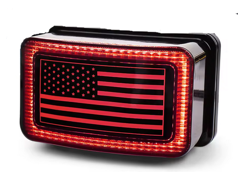 LE BRAKE LIGHT REAR AMERICAN FLAG YAMAHA YFM 3FA-84710-00-00 5KM-84710-01-00