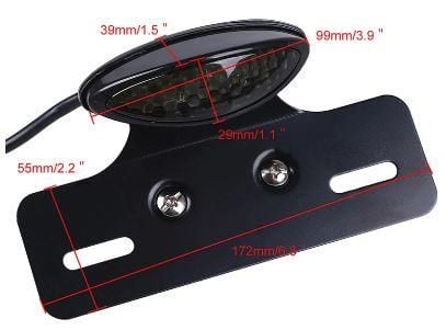 LED TAIL LIGHT AND BRACKET