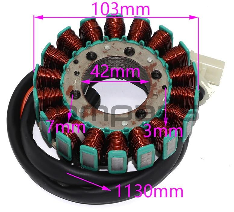 STATOR COIL XV250 YAMAHA XV250 V-Star Virago 1992-2015 XV125 1997 XV 125 250, 3DM-81410-00-00 2UJ-81410-00-00 4DN-81410-00-00 3TB-81410-00 - Image 5