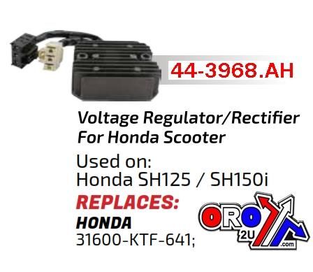REGULATOR Honda SH125 / SH150i, AHA6076, 31600-KTF-641, ROAD ESP2530