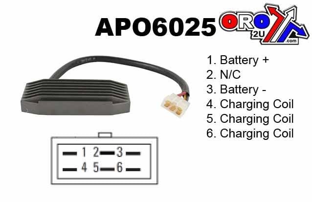 REGULATOR 32800-12E00, ASU6025 SUZUKI 32800-12E01, 32800-12E00 - Image 2