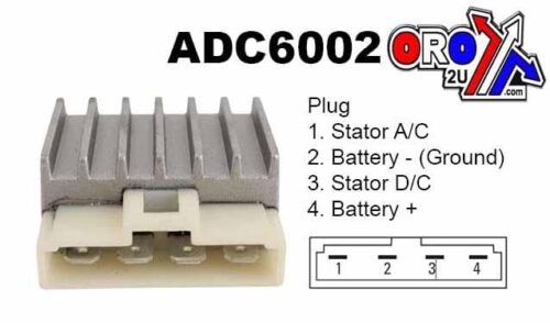 REGULATOR DUCATI, OTHERS, ARROWHEAD ADC6002, 50311034000