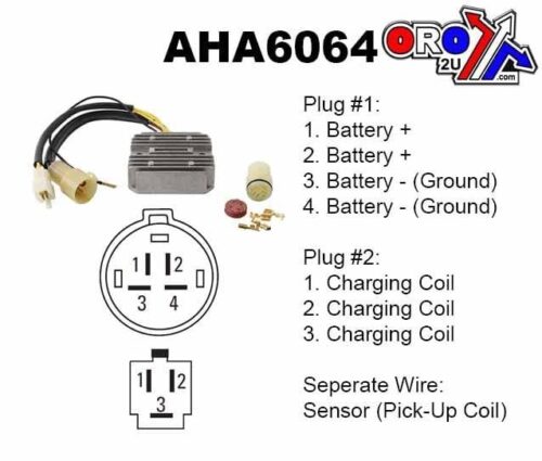 REGULATOR Honda XRV650 TO-90, ARROWHEAD AHA6064
