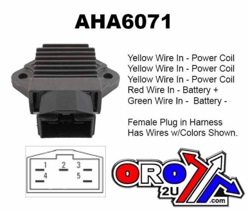 REGULATOR Honda NT650V XL1000, HUSQVARNA 8000B0563, AHA6071