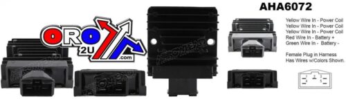 REGULATOR ARROWHEAD HONDA 250 300 600 750 CBR CB CBF FES NSS VT AHA6072 715446 31600-KVK-901