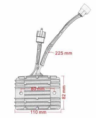 VOLTAGE REGULATOR 6V DUCATI 1098 848 1198 749 54040191A