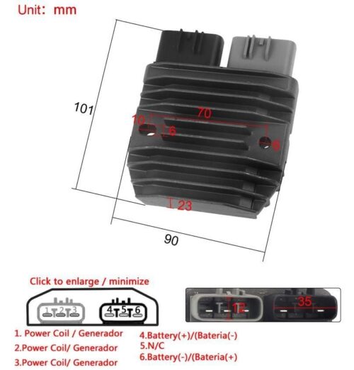 VOLTAGE REGULATOR RECTIFIER YAMAHA KAWASAKI HONDA CAN-AM BMW