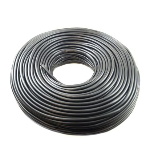 SHEATH PVC COVER 100MTR I.D8mm, FLEXIBL PVC WIRING COVER BLACK