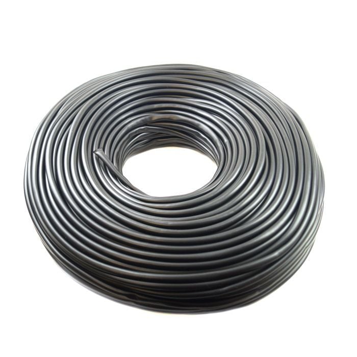 SHEATH PVC COVER 100MTR I.D8mm, FLEXIBL PVC WIRING COVER BLACK