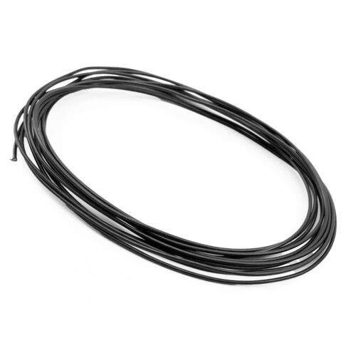 ELECTRICAL WIRE BLACK 4 METRE, 0.75mm sq / 14 Amp Capacity.