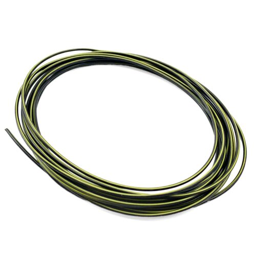 ELECTRICAL WIRE BLACK / YELL 4 METRE, 0.75mm sq / 14 Amp Capacity.