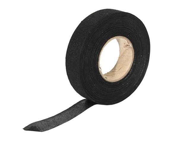 LOOM WRAP 19mm x 20mt BLACK, WIRING LOOM WRAP COVER TAPE