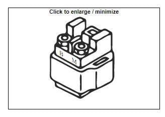 STARTER RELAY SOLENOID YAMAHA YFM 250-660/FZ/FZS/YSF/VMX, ARROWHEAD SMU6074 ROAD/ATV