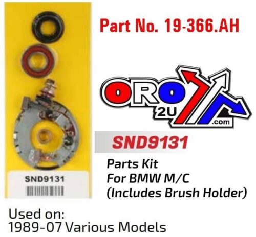 STARTER MOTOR REPAIR KIT, BMW 89-07 VARIOUS SND9131, ARROWHEAD SND9131