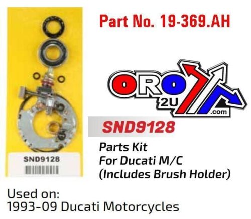 STARTER MOTOR REPAIR KIT, DUCATI 93-09 SND9128, ARROWHEAD SND9128