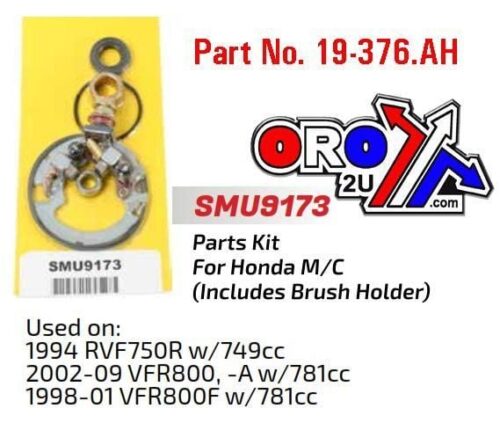 STARTER MOTOR REPAIR KIT, HONDA RVF750 800 SMU9173, ARROWHEAD